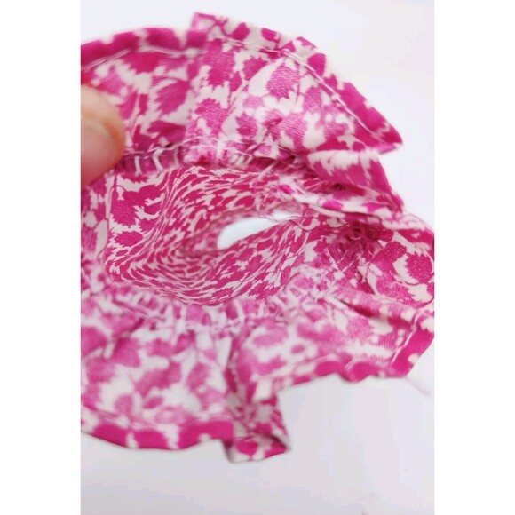 Vintage 1988 Barbie Feeling Pretty Fashions Pink Leaf Print Dress Mattel #1526 - Picture 6 of 9